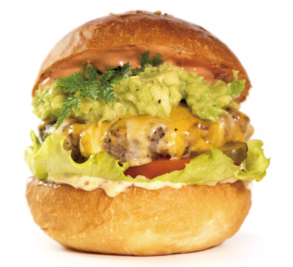 GUACAMOLE CHEESE BURGER ワカモレチーズバーガー