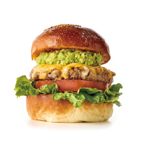 GUACAMOLE
CHEESE BURGER